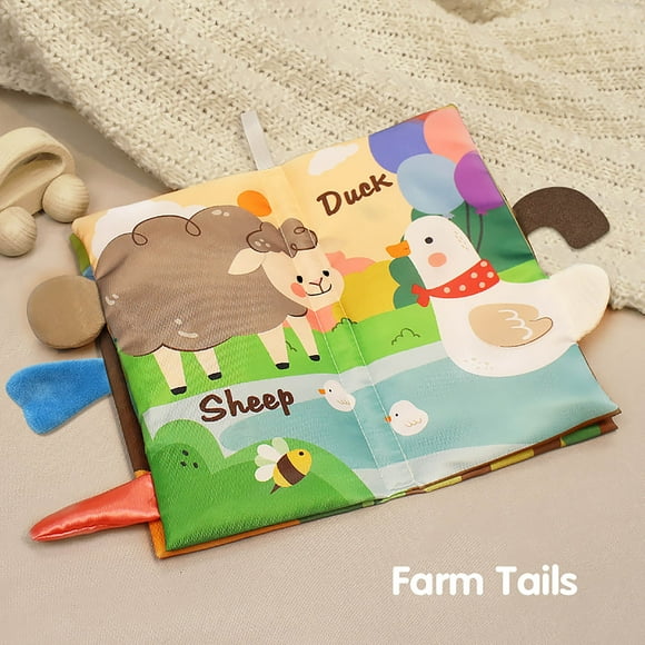Deals Flyer Iumwxz Baby Tail Ringing Paper Cloth Book Newborn 0-18 Months Enlightenment Early Education Cloth Book Educational Toys Christmas Gift Decor Deals