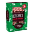 thumbnail image 2 of Hershey's Chocolate Mint Flavored Christmas Candy Canes, Box 5.28 oz, 12 Pieces, 2 of 9