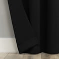 thumbnail image 5 of Sun Zero Graham 2-pack Magnetic Closure 100% Blackout Grommet Curtain Panel Pair, 40"W x 95"L, Black, 5 of 8