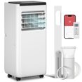 thumbnail image 1 of HOMCOM 8000 BTU AC Unit, Portable Air Conditioner with WiFi Control, White, 1 of 10