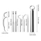 thumbnail image 3 of Fiudx Palillos de Dientes de Acero Inoxidable, Juego de Herramientas de Limpieza Portátiles, Palillos de Metal Duraderos, Equipo para Acampar y Hacer Senderismo, Cuidado Bucal Diario, Impregnable par, 3 of 7