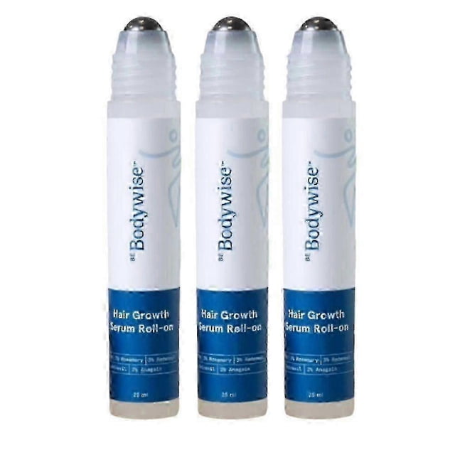 Be Bodywise Hair Growth Serum Roll On - 3% Rosemary, 3% Redensyl & 2% - (25ml)-jc