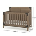 thumbnail image 5 of Child Craft Lucas 4-in-1 Convertible Baby Crib, Dusty Heather, 5 of 10