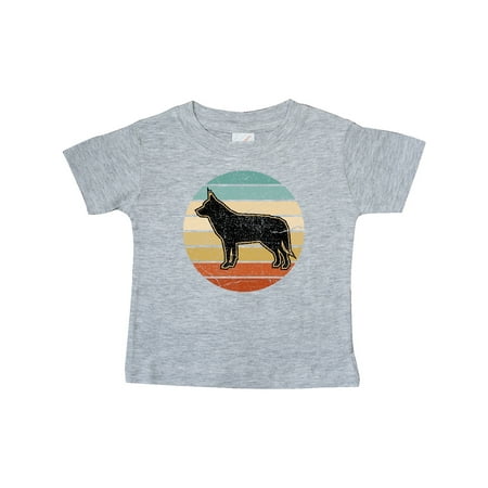 

Inktastic Siberian Husky Dog Retro Sunset Gift Baby Boy or Baby Girl T-Shirt