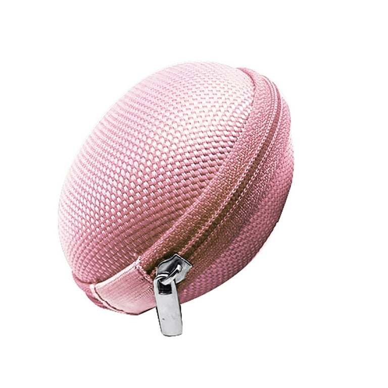 Grandest Birch Mini Round Earbud Holder, Durable, Portable Storage