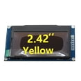 thumbnail image 2 of Methold Módulo OLED SSD1309 Módulos de pantalla con autoiluminación Pantalla portátil de sobremesa Ajuste práctico Pantallas LED pequeñas Electrónica Amarillo 7 pines, 2 of 6