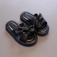 thumbnail image 2 of Toddler Little Kids Shower Pool Slide Sandals Soft-Soled Non-Slip Summer Home Slippers with Cute Bowknot, 2 of 5