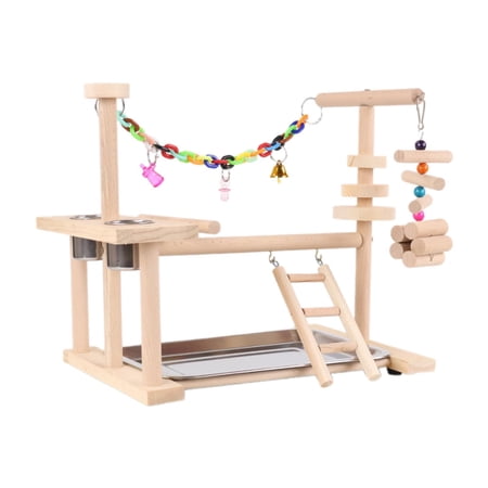 Fzaqwen Parrot Bird Playground Parrot Playstand Bird Cage Accessories Parakeet Bird Play