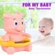 thumbnail image 1 of Termómetro de baño para bebé con pantalla de temperatura, termómetro flotante con forma de animal, cerdito rosa, 1 of 13