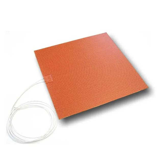 Calentador de silicona para impresora 3D, Termistor NTC 220 K de 300 V y 100 W, 300x300mm, con pegatina 3M