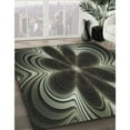 thumbnail image 2 of Ahgly Company Indoor Rectangle Patterned Khaki Green Novelty Area Rugs, 7' x 9', 2 of 6