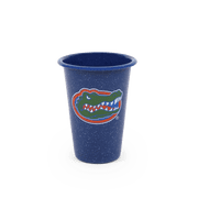 Crow Canyon Home University of Florida (UF) Gators Enamelware 14oz Tumblers (Set of 4)