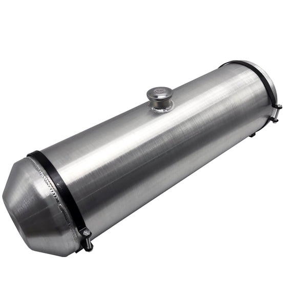 JSD AUTO PARTS 12 Gallon 10" x36" Center Fill Spun Aluminum Gas Tank / Fuel Tank 1/4" NPT Outlet