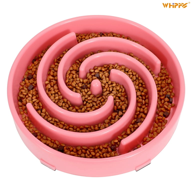 WHIPPY Slow Feeder Dog Bowl, No Choking Bloat Stop Dog Food Feed Bowl for  Large Dogs 
