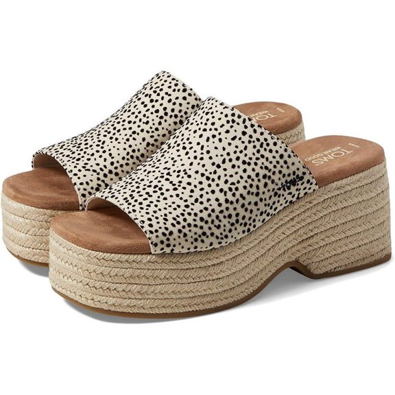 Toms Women's Shoes Laila Mule Platform Sandals 10020740