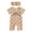 Khaki, variant on Infant Baby Girl Summer Outfit Funny Letter Short Romper Onesie Short Sleeve Jumpsuit Newborn Coming Home Clothes(Pink,NEWBORN)