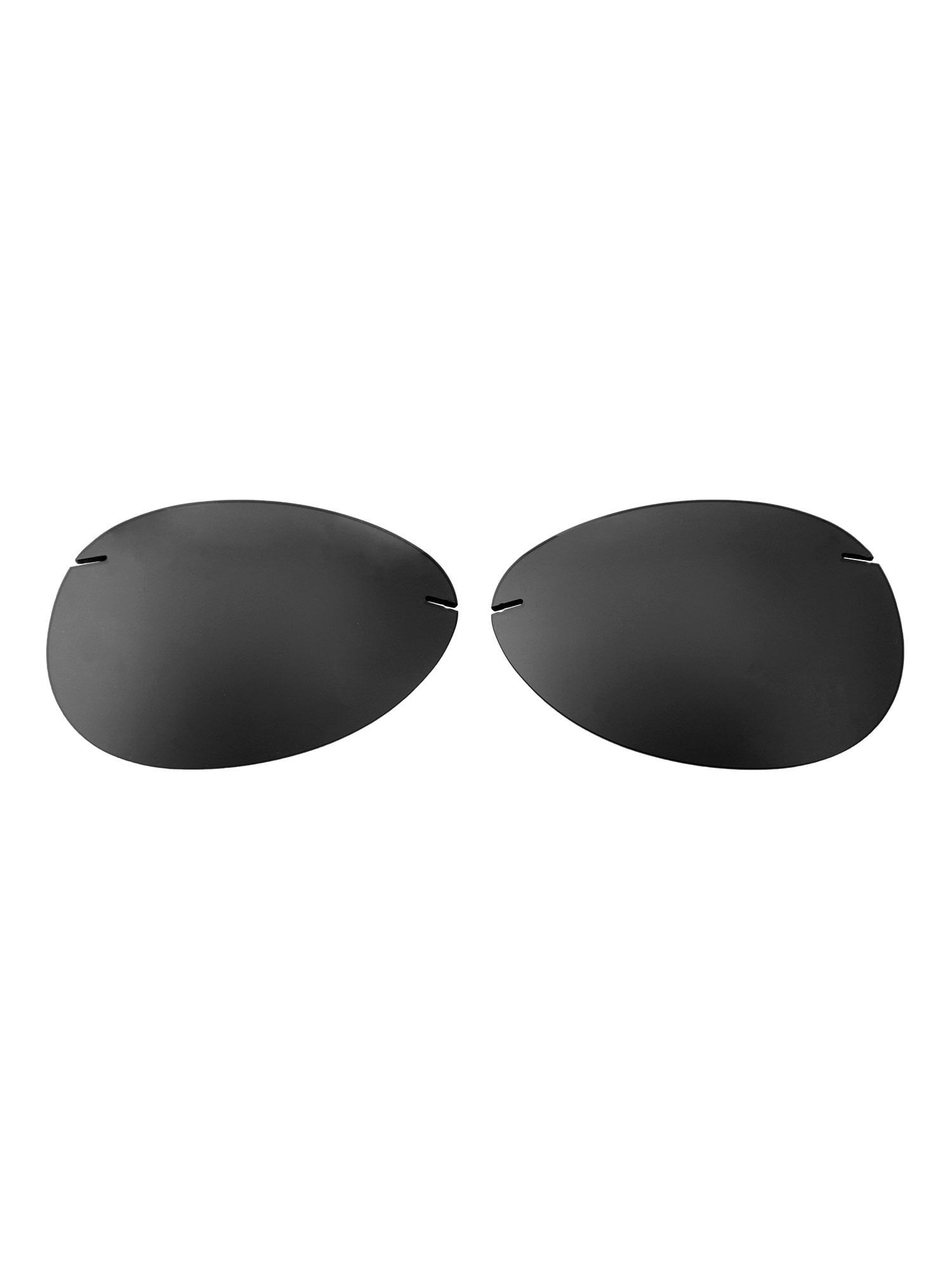 Walleva Black Polarized Replacement Lenses for Maui Jim Sugar Beach