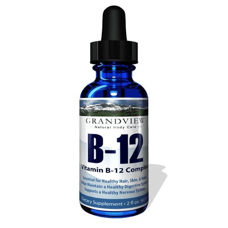 Vitamin B12 Complex Liquid Drops - Best Way To Instantly Boost Energy Levels And Speed Up (Best Vitamin D For Energy)