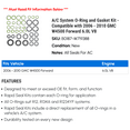 thumbnail image 2 of A/C System O-Ring and Gasket Kit - Compatible with 2006 - 2010 GMC W4500 Forward 6.0L V8 2007 2008 2009, 2 of 2