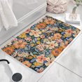 thumbnail image 3 of Pioneer Flower Floral Print Flannel Non Slip Door Rugs,Washable Door Mats Indoor,Decorative Door Mats,Dirt-Resistant and Absorbent Doormat for Entrance,Bedroom,Kitchen,Bathroom,23.5"x16", 3 of 5