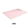 thumbnail image 4 of Matsuzay Alfombra de poliéster para dormitorio de 2 uds., alfombra rectangular para sala de estar de Color sólido, alfombrilla lavable para Decoración del hogar Rosa claro, 4 of 6