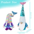 thumbnail image 2 of SHAGUOZHOU Miniature Ornament Mini Bust Statue Sparkling Small Decoration Fish Party For Festival Party Tree Decoration With And Elder Figure For Home And Party, 2 of 7