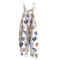 thumbnail image 2 of Coerni Girls Spaghetti Strap Harems Rompers Boho Floral Jumpsuits Summer Lightweight Beach Vacation Outfit for Kids 4-12 Years, 2 of 4