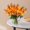 Blue, variant on Artificial Floral Blooms Silk Twig for Vernal Dwelling Ornament, Lifelike Faux Floral Arrangement with Flexible Flexible Branches for Vase Centerpiece Wedding Bouquet and Year-Round Indoor Display