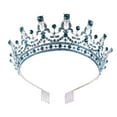 thumbnail image 3 of Crown Bride Quinceanera Headpieces Hair Accessories Gift for Women for Costume Birthday Prom Pageant Christmas Style I, 3 of 8