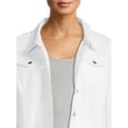 thumbnail image 4 of Time and Tru Women's Button Down Denim Jacket, Sizes XS-XXXL, 4 of 5