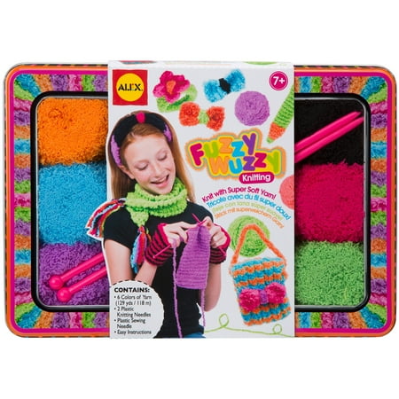 Fuzzy Alligator - Fuzzy Wuzzy Knitting Kit-