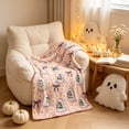 thumbnail image 3 of Tepsmf Halloween Flannel Throw Blanket, 60x40 IN Holiday Soft Plush Fleece, Warm Cozy Lightweight for Sofa Bedroom Indoor Home Decor, 3 of 3