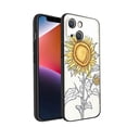 thumbnail image 1 of Compatible with iPhone 14 Phone Case, sunflower-flowers-2 Case Silicone Protective for Teen Girl Boy Case for iPhone 14, 1 of 1