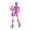 Purple, variant on 3D Articulated Skeleton Action Figure, Movable Joints DIY Assembly Model with Weapons, Halloween Decor Purple