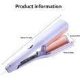 thumbnail image 7 of French Wave Curling Iron, Curluxes French Curls Iron, S Shape Hair Curler for Women, Portable Electric Curling Heated Styling Comb Anti-Scald 15s Fast Heating, 7 of 7