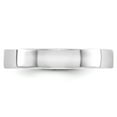 thumbnail image 6 of Auriga Fine Jewelry 14K White Gold 4mm Lightweight Flat Women's Wedding Band Size- 10.5, 6 of 6