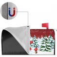 thumbnail image 4 of Winter Mailbox Covers Magnetic Standard Size 18 X 21 Watercolor Xmas Tree Red Birds Cardinals Christmas Mailbox Cover Mailbox Wrap Post Letter Box Cover Decor for Home Outdoor Garden Holiday, 4 of 5