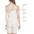 thumbnail image 4 of Siluet Slimming Braless Mid-Thigh Body Shaper with Latex E6027, 4 of 4