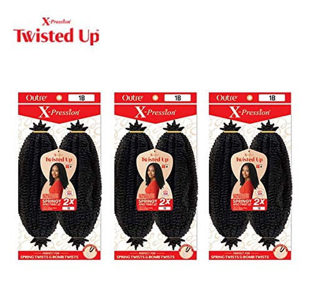 Outre Synthetic Crochet Braids - X PRESSION TWISTED UP SPRINGY