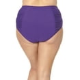 thumbnail image 4 of Terra & Sky Women's Plus Ruched High Waist Bikini Bottom, 4 of 6