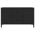 thumbnail image 3 of vidaXL Sideboard Black 100x36x60 cm Engineered Wood, 3 of 5