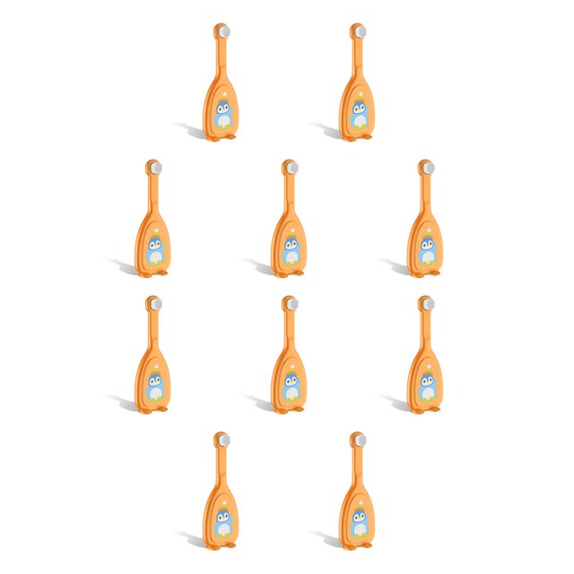 Billuyoard Cepillo de de silicona de mano en forma de U Boquilla para niños enteros de doble cara Limpieza infantil ancha Suministros Type1 NO1 Billuyoard CBP227700