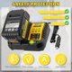 thumbnail image 3 of DCB112 Carro Charger para Batería de D*walt, Vehículo Portátil de 12V Charger para D*walt 20V y 60V Máx Batería de Iones de Litio DCB204 DCB206 DCB606 DCB609, Enchufe de Encendedor de 12V para Uso, 3 of 10