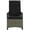 Gray Brown/Black, variant on Safavieh Herman Outdoor Coastal Steel Recliner Chair, Gray Brown/Black