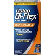 Osteo Bi-Flex Triple Strength(5), Glucosamine Chondroitin with Vitamin C Joint Health Supplement, Coated Tablets, 80 Count (Pack of 1)