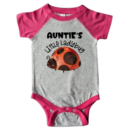 

Inktastic Auntie s Little Ladybug Gift Baby Boy or Baby Girl Bodysuit