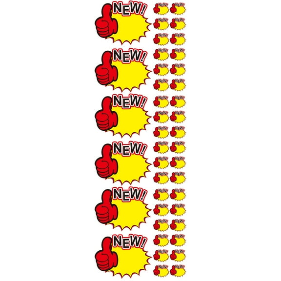 MLINS 300 pcs Sale Tag Paper Price Tag Promotional Sticker Price Label For Garage Sale