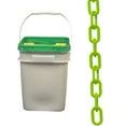 thumbnail image 1 of S Green Plastic Chain Pail 2 IN HD Link 120 FT Lg, 1 of 2