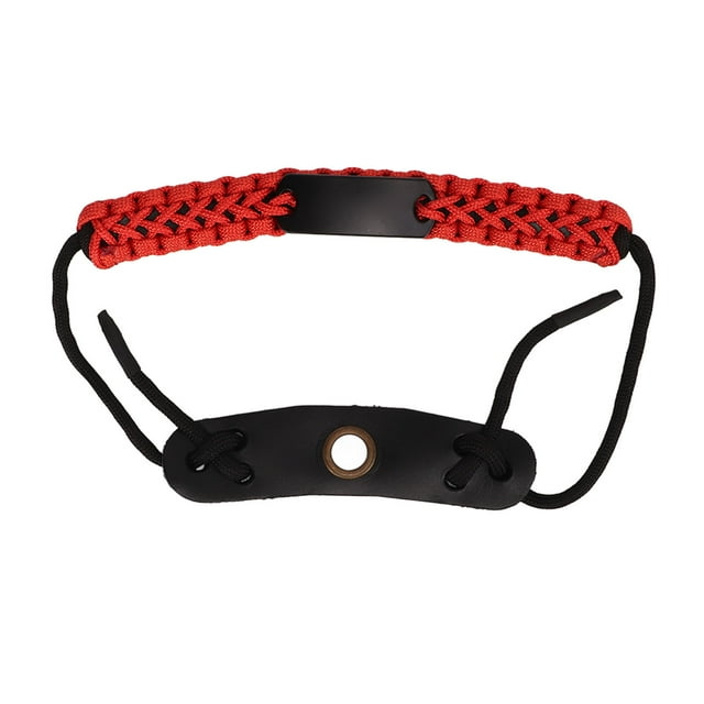 Corde en Nylon pour Arc, Tir à l'Arc, Écharpe Ajustable, Flèches pour Chasse, Tir, Rouge