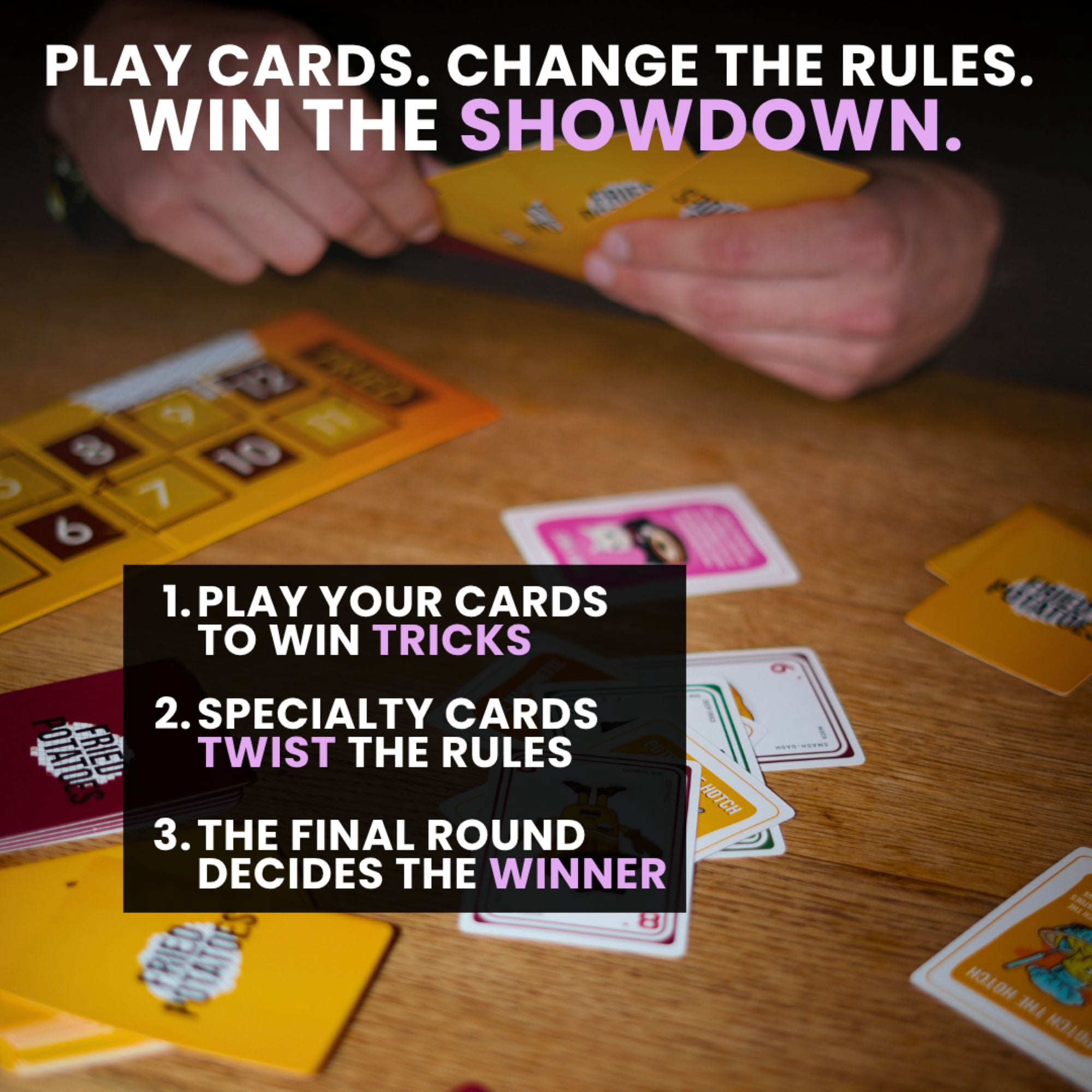 Fried Potatoes Deep Fried Edition Family Card Game for Ages 7+, from Asmodee